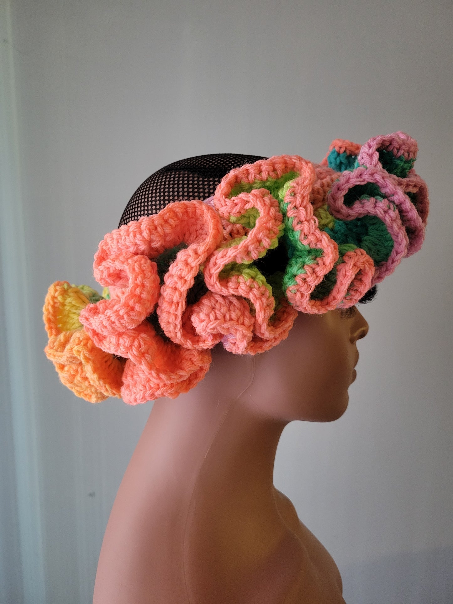 Custom/Personalized 2-6 Row Ruffle Child/Adult Size Headband/Ear Warmer, Crochet Headband/Ear Warmer.
