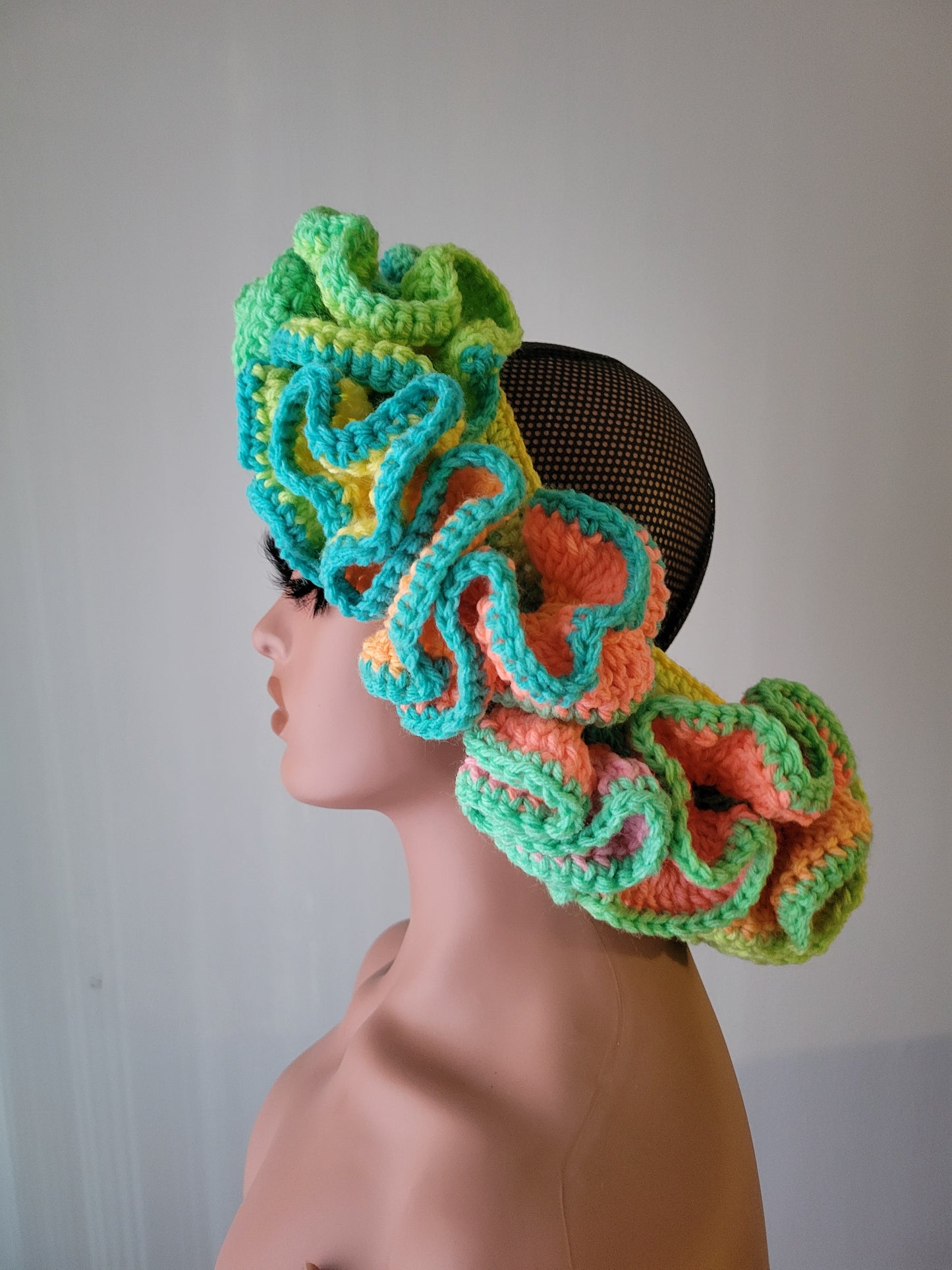 Custom/Personalized 2-6 Row Ruffle Child/Adult Size Headband/Ear Warmer, Crochet Headband/Ear Warmer.