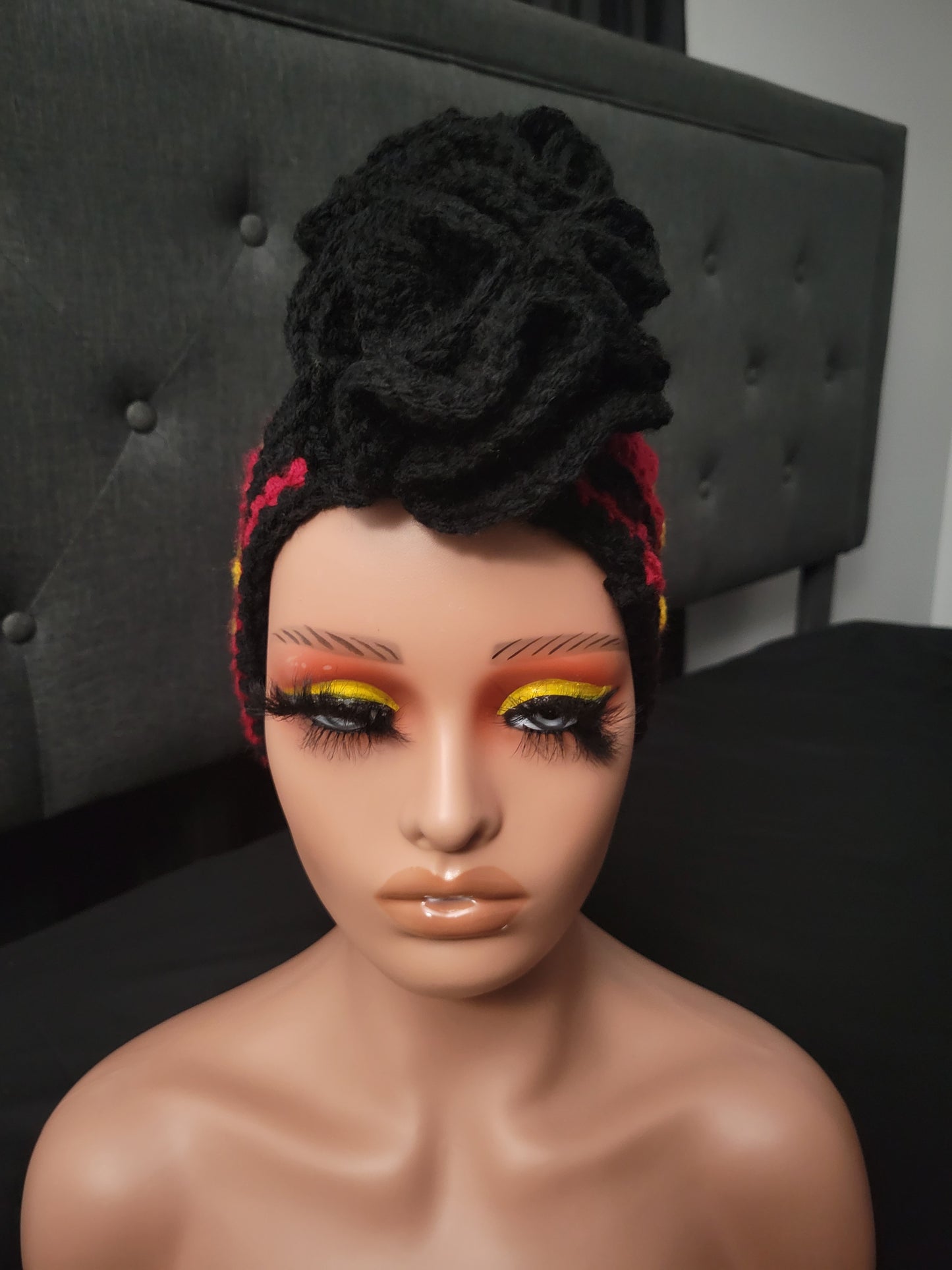 Custom/Personalized Ruffle Mohawk Hat and/or Scarf.