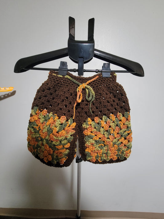 Custom Unisex Granny Square Shorts